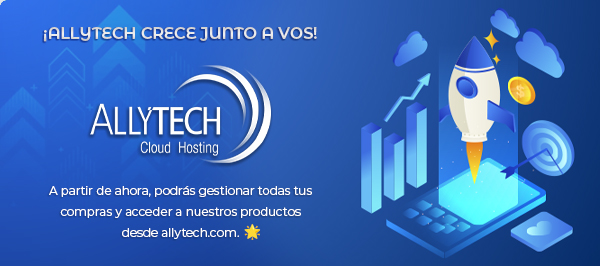 A partir de ahora, podrás gestionar todas tus compras y acceder a nuestros productos desde allytech.com.